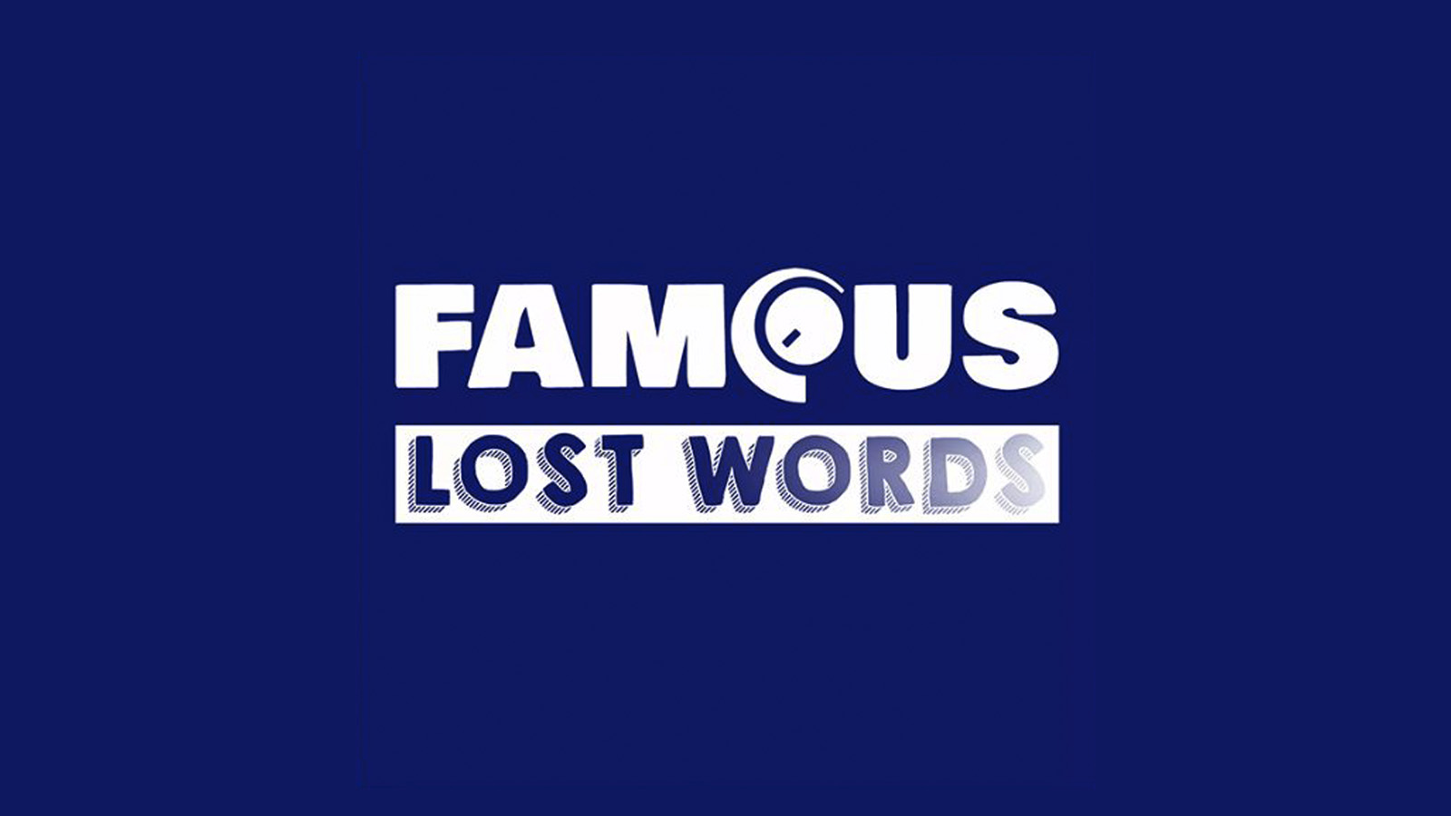 Famous Lost Words Logo