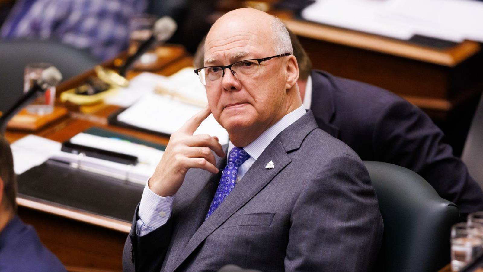PC MPP Rob Flack attends Question Period at Queen's Park in Toronto, on Tuesday, May 13, 2025.