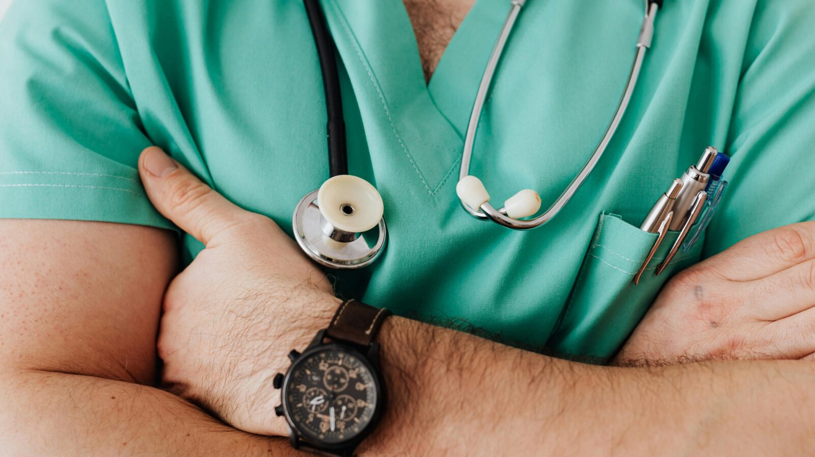 doctor with arms crossed over chest
