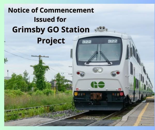 front view of a GO Train car on the tracks