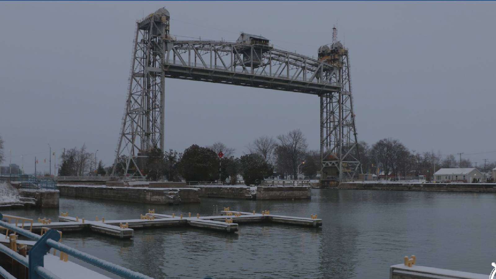 Image of bridge in upright position