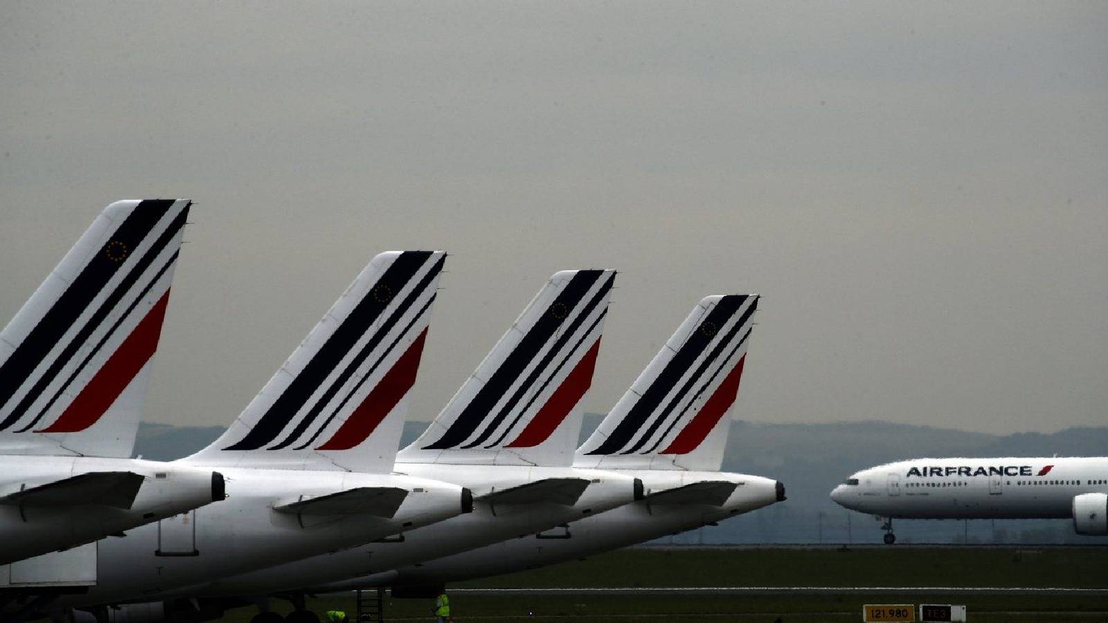 - Air France planes are parked on the tarmac at Paris Charles de Gaulle airport, in Roissy, near Paris, May 17, 2019.