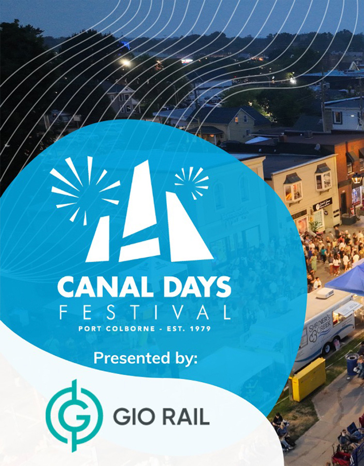 Canal Days promotional image featuring busy boardwalk area at night