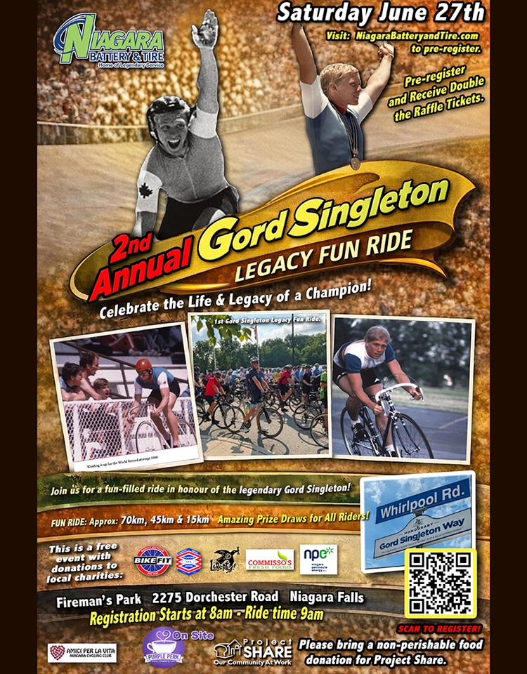 Gord Singleton Legacy Fun Ride promotional image