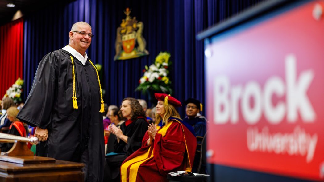 Robert Tremblay, 66, crossed the stage during Brock University’s 119th Convocation on Wednesday, June 10 earning his degree in Classics and Archaeology with a minor in Medieval and Renaissance Studies.